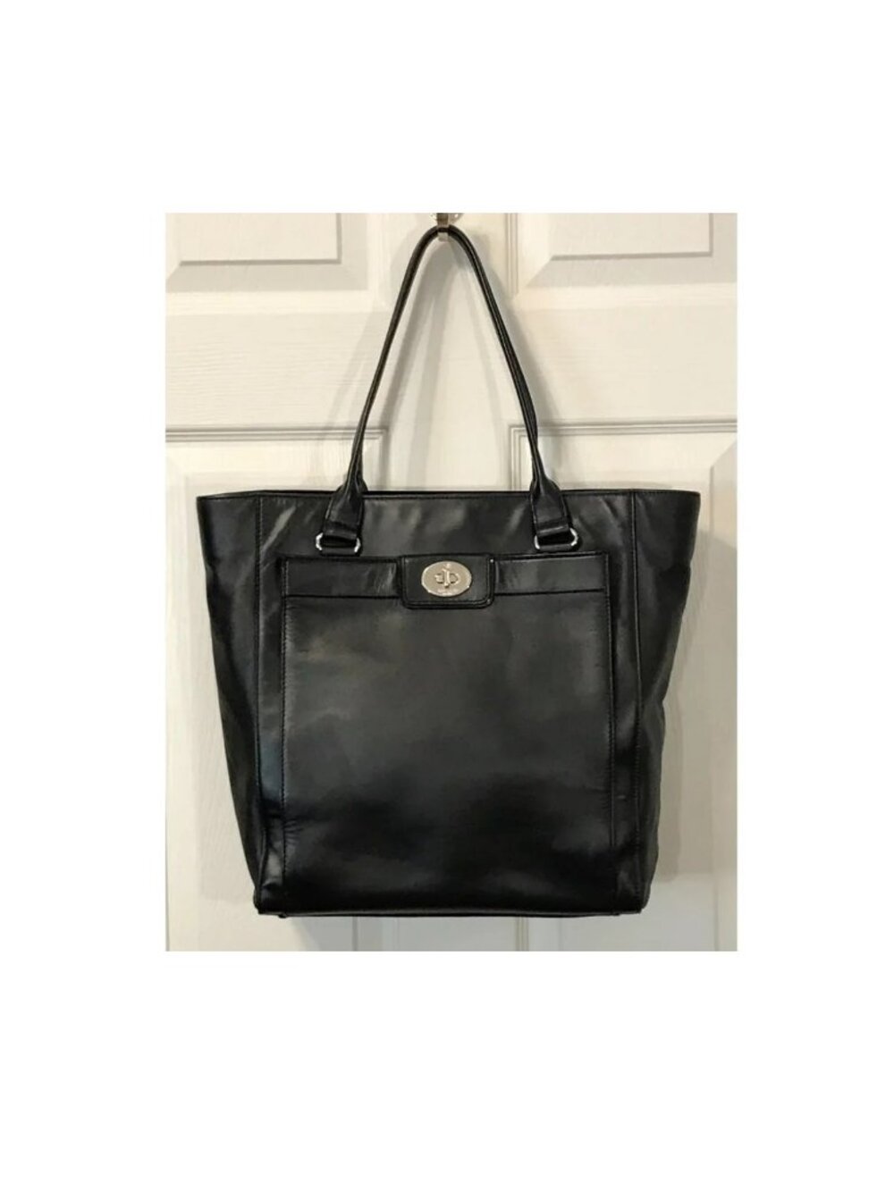 Kate Spade Tote Bag Hampton Road Large Black Leather Handbag